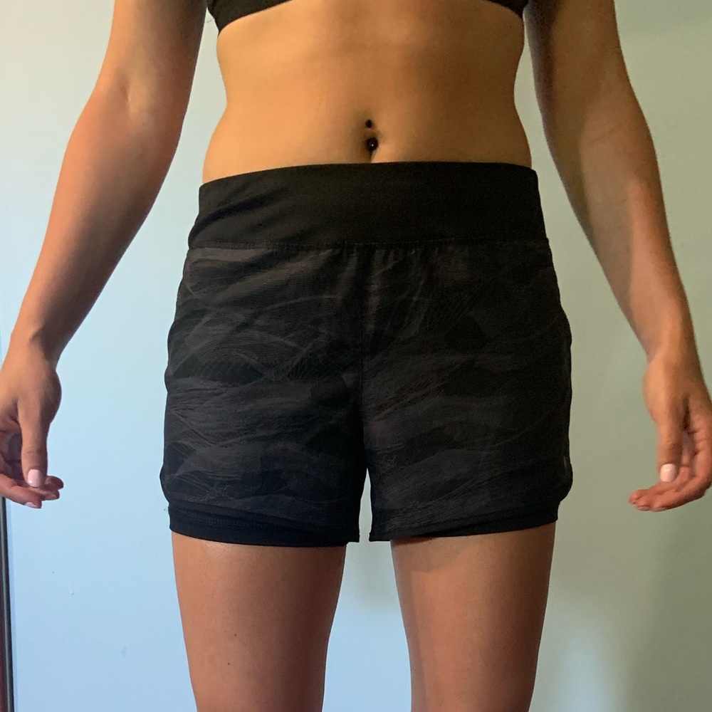 Shorts with bike shorts